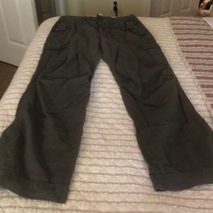 James Perse cargo pants mens size 32 battle green